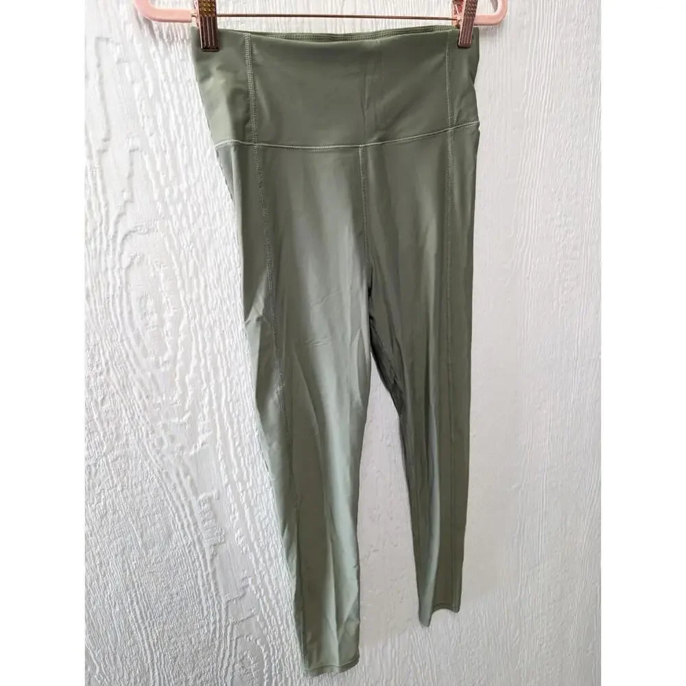 Sweaty Betty Green 7/8 Length Leggings Athletic Athleisure Women's Size Small - Picture 2 of 4